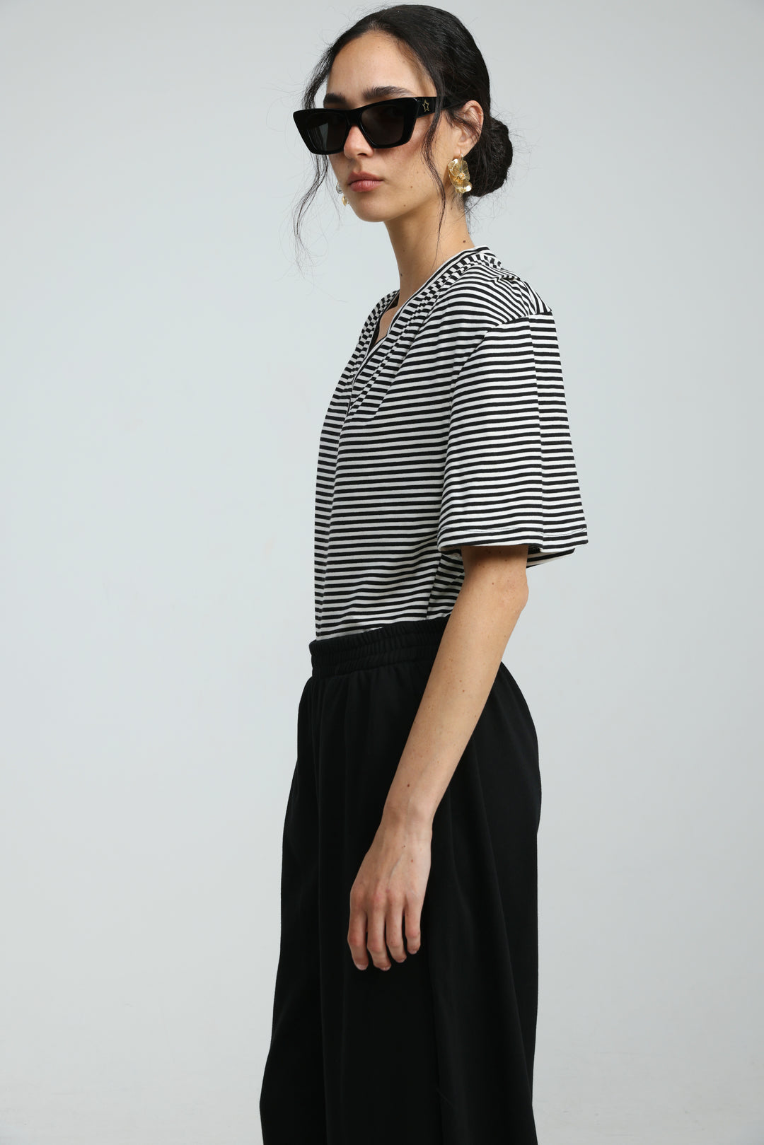 Away Black Stripes Bodysuit