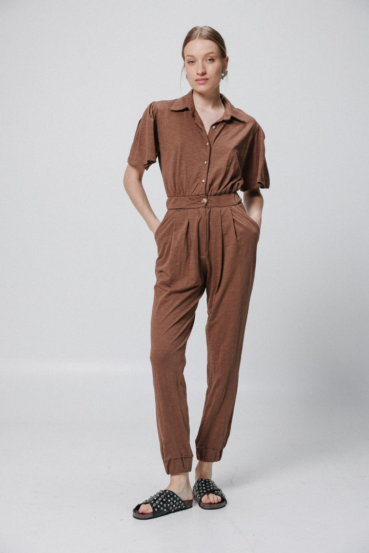 Ultimate Brown Jumpsuit