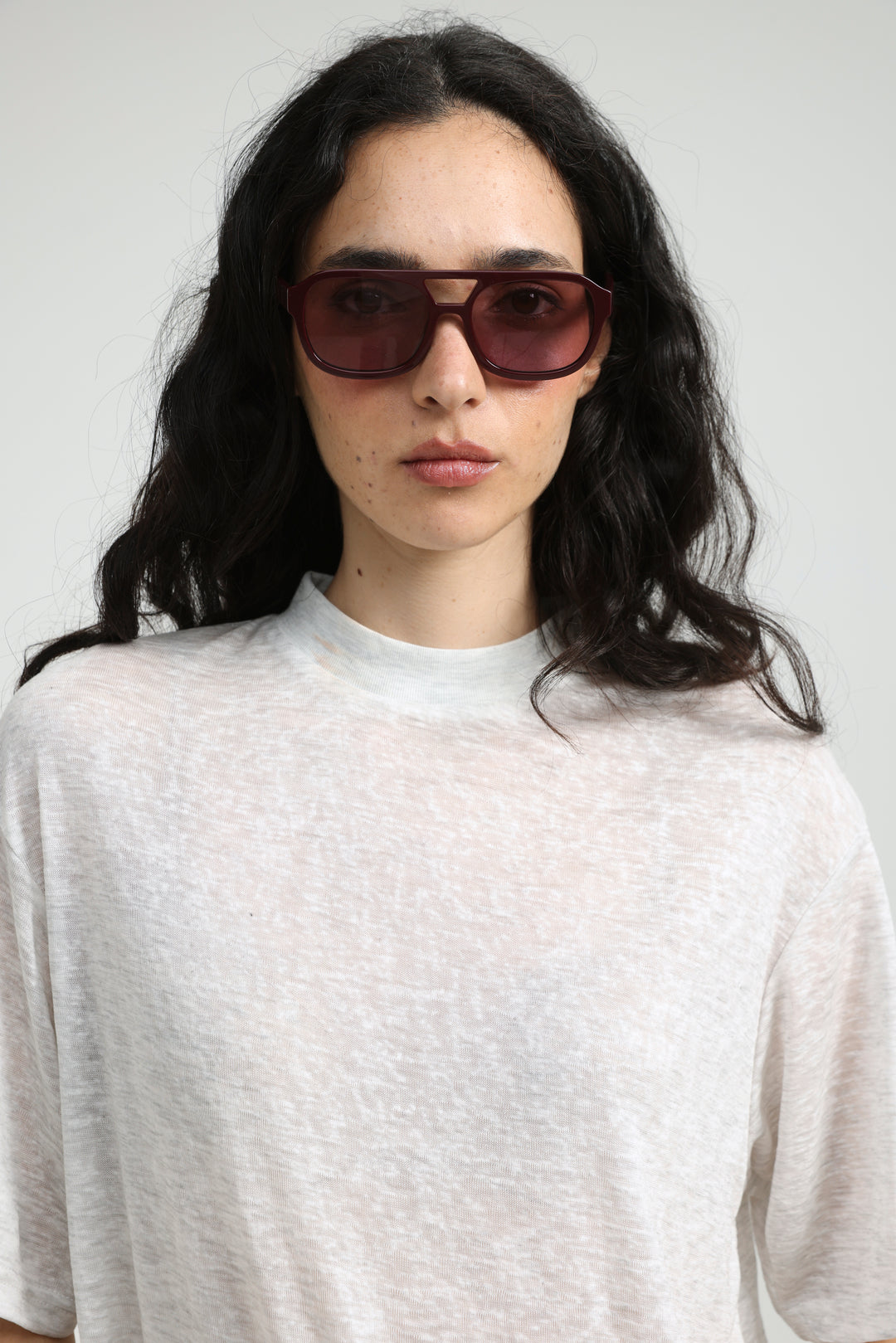 See You No.14 Burgundy Sunglasses