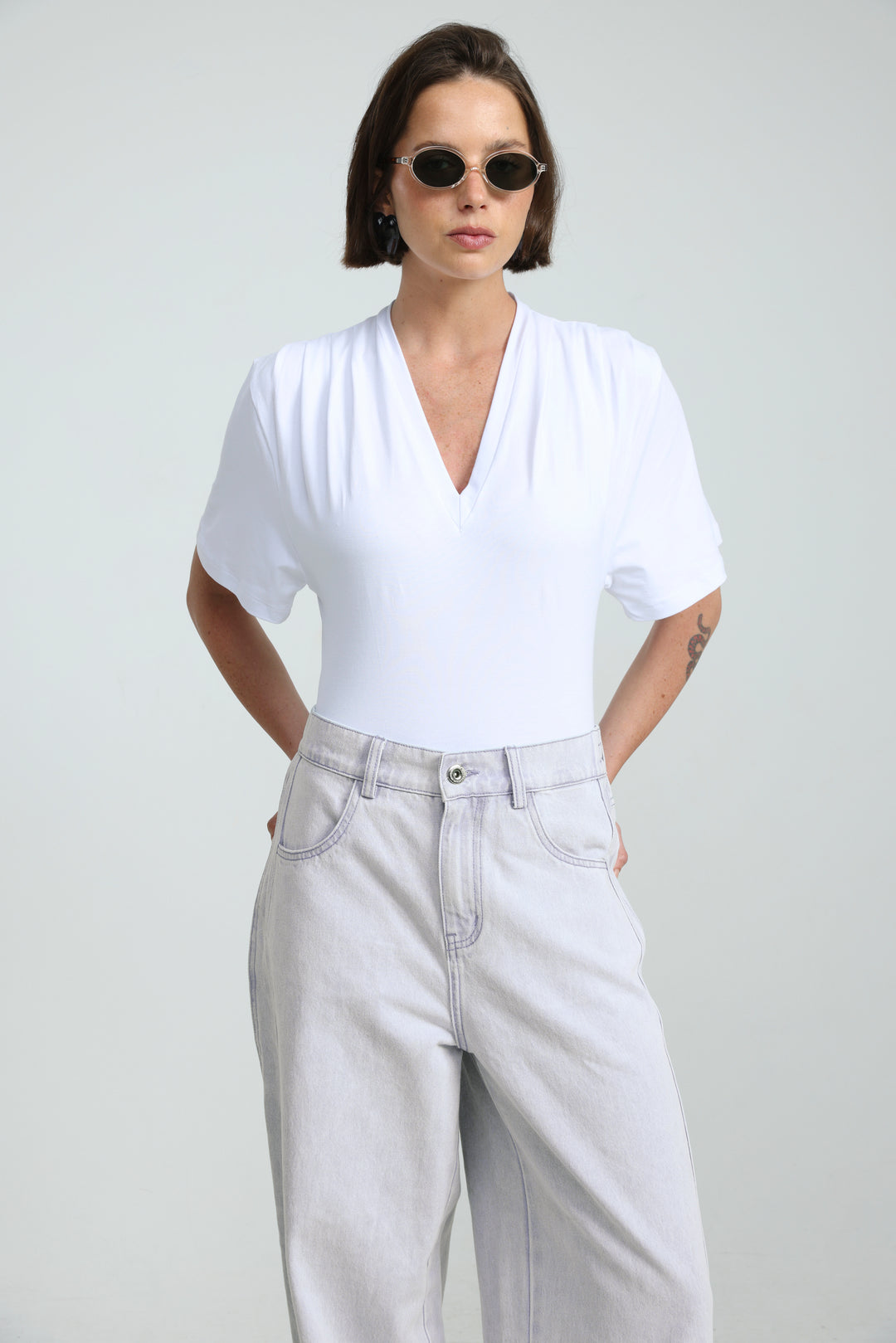 Away White Bodysuit