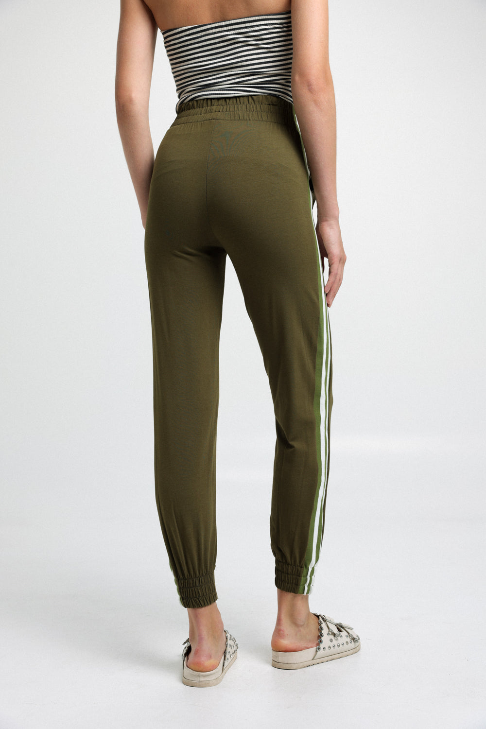 Best Stripes Olive Joggers