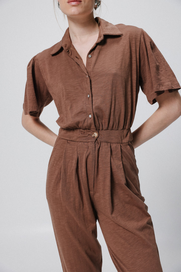 Ultimate Brown Jumpsuit