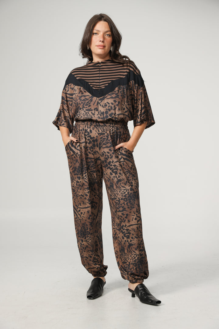 Adamon Black Mix Jumpsuit