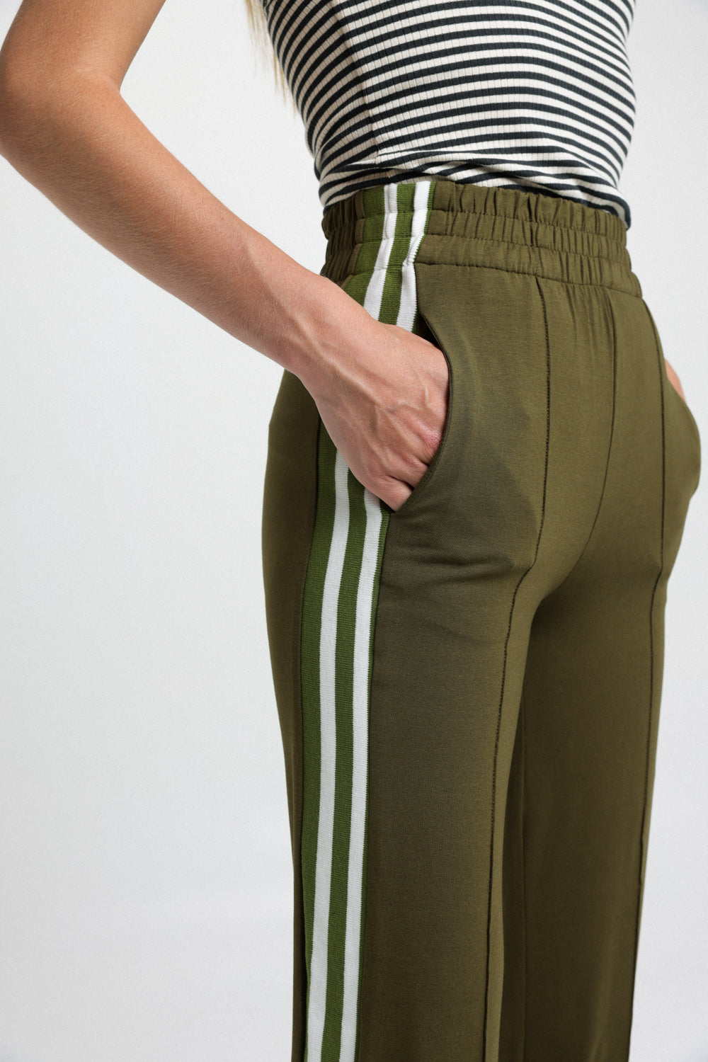 Best Stripes Olive Joggers