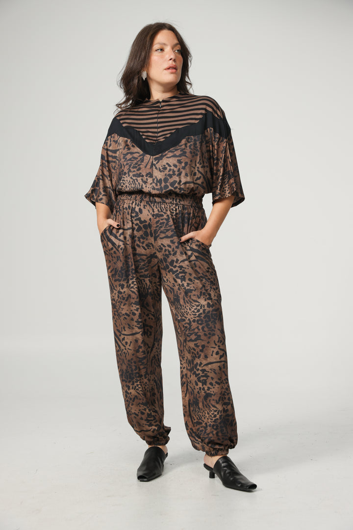 Adamon Black Mix Jumpsuit