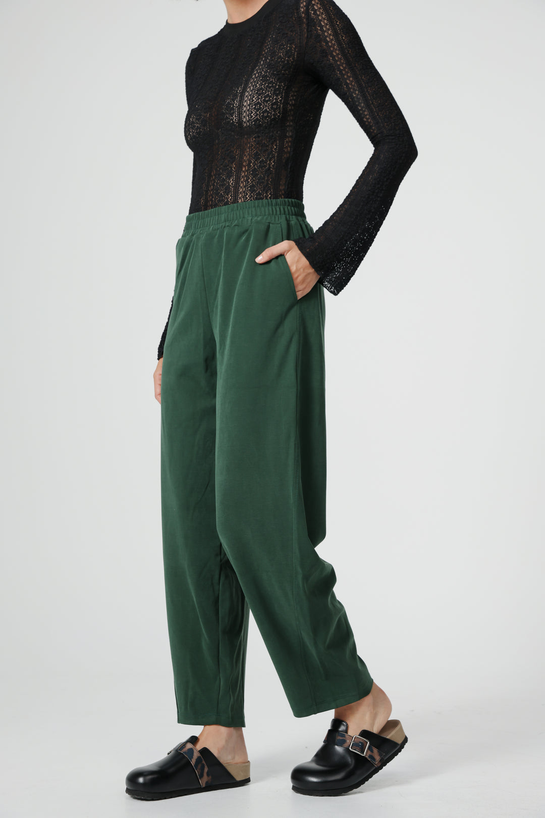 Relaxed Green Bottoms