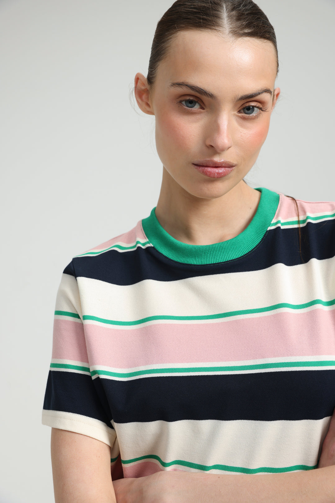 Simpla Navy Striped T-Shirt