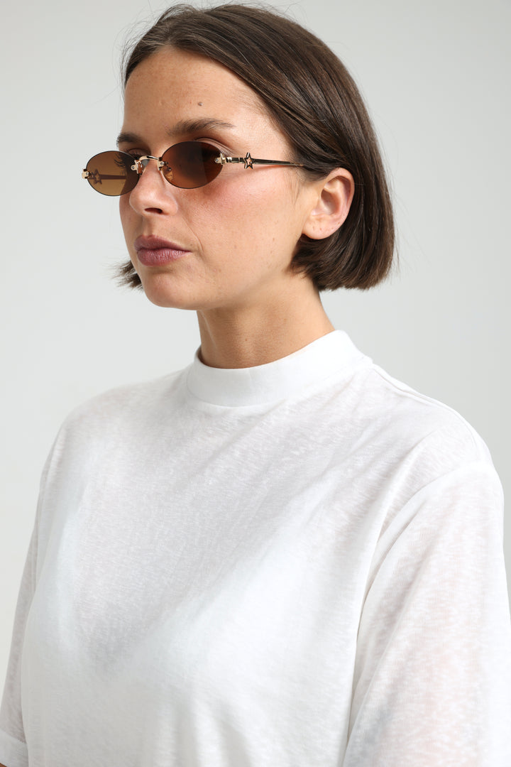 See You No.18 Gold Sunglasses