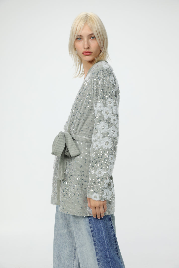Blossom Grey Kimono