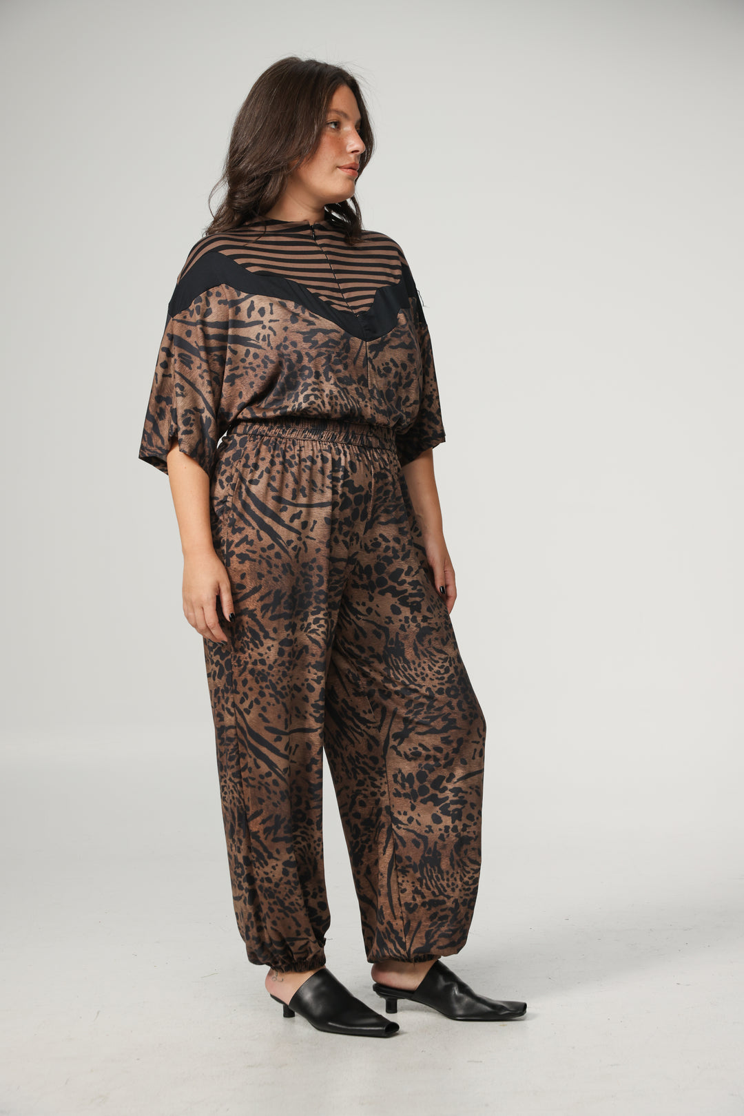 Adamon Black Mix Jumpsuit
