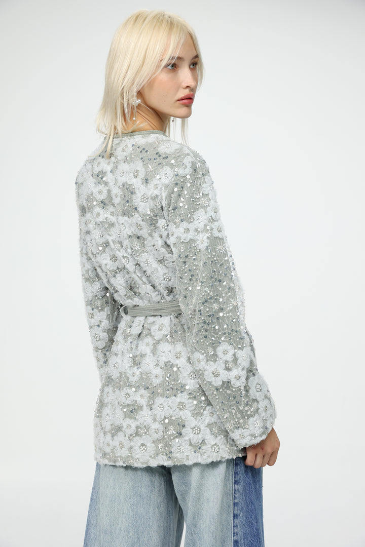 Blossom Grey Kimono