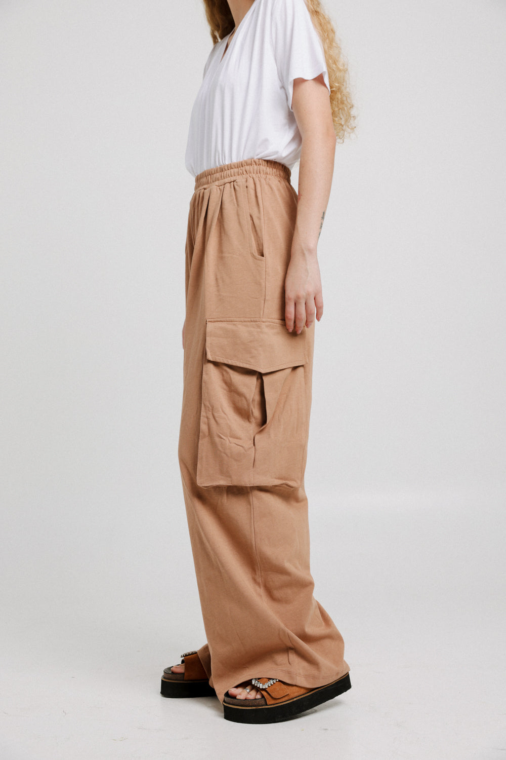 Cargo Camel Jersey Bottoms