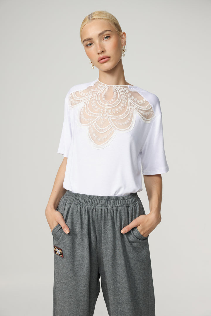 Libi White T-Shirt