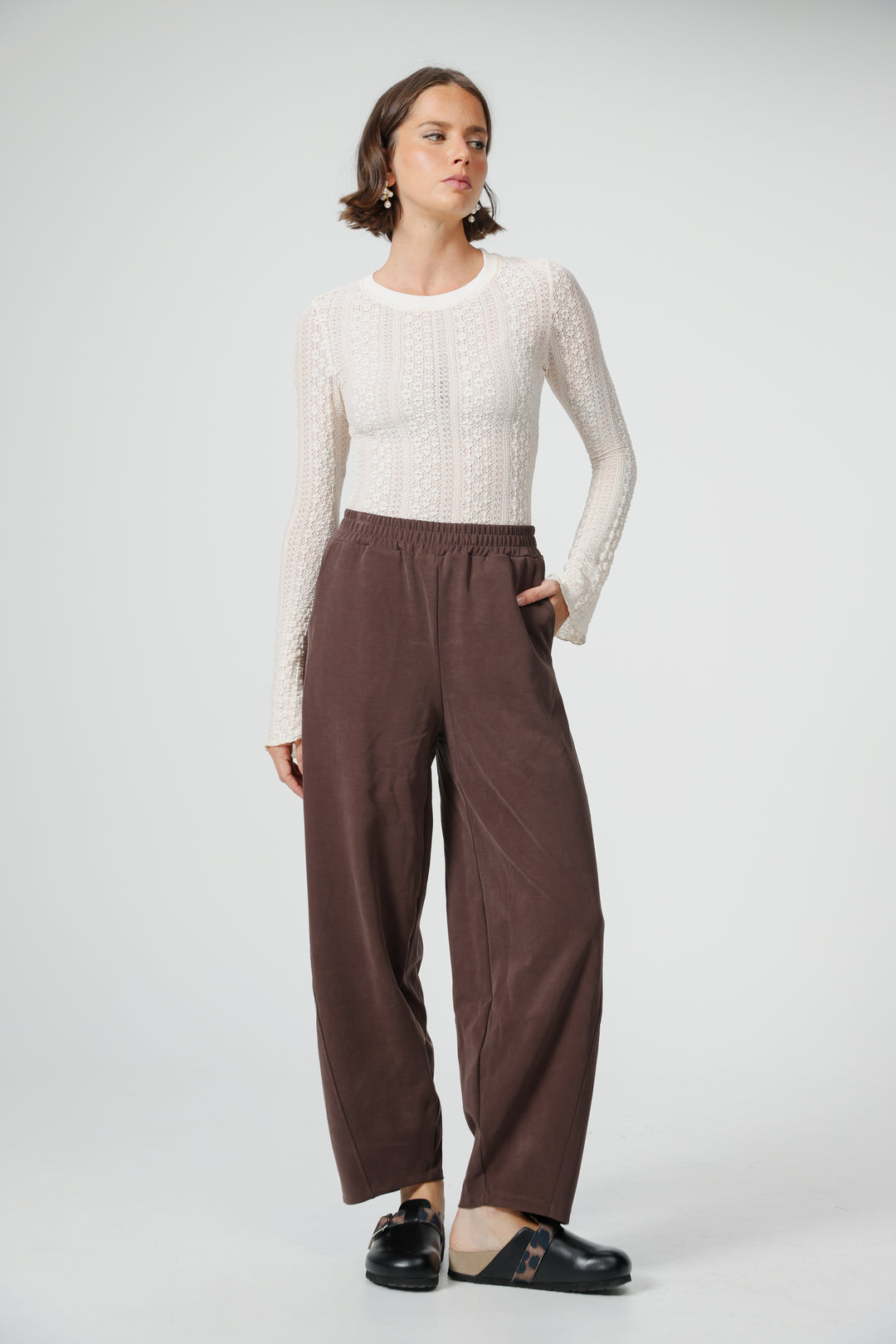 Relaxed Brown Bottoms