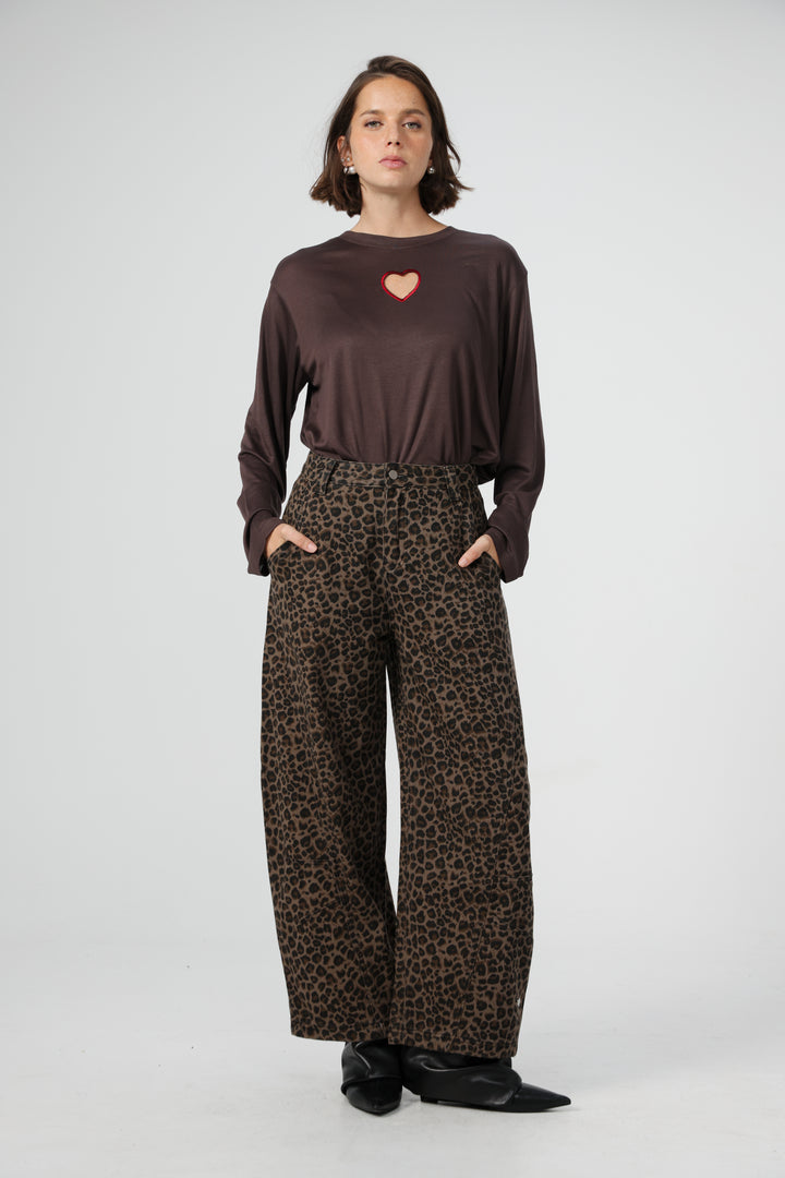 Heart Fruit Brown Shirt