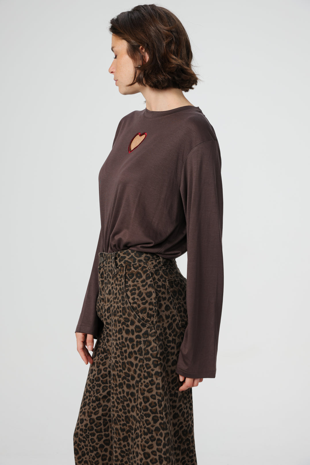 Heart Fruit Brown Shirt