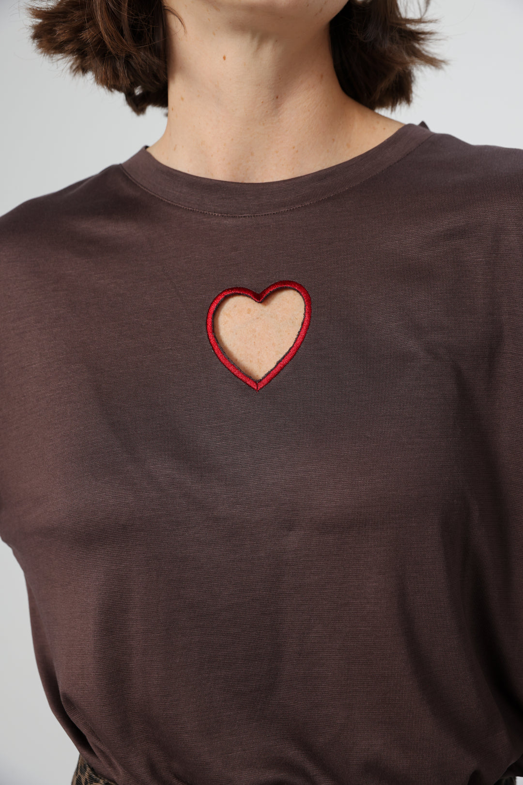 Heart Fruit Brown Shirt