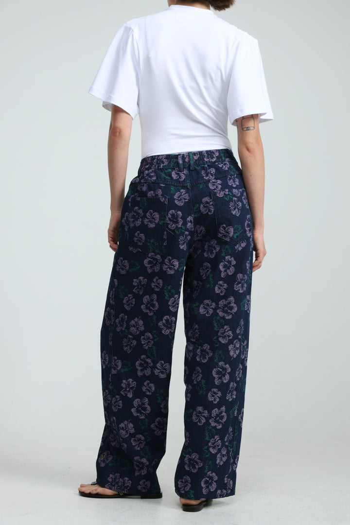 Guri Dark Floral Denim