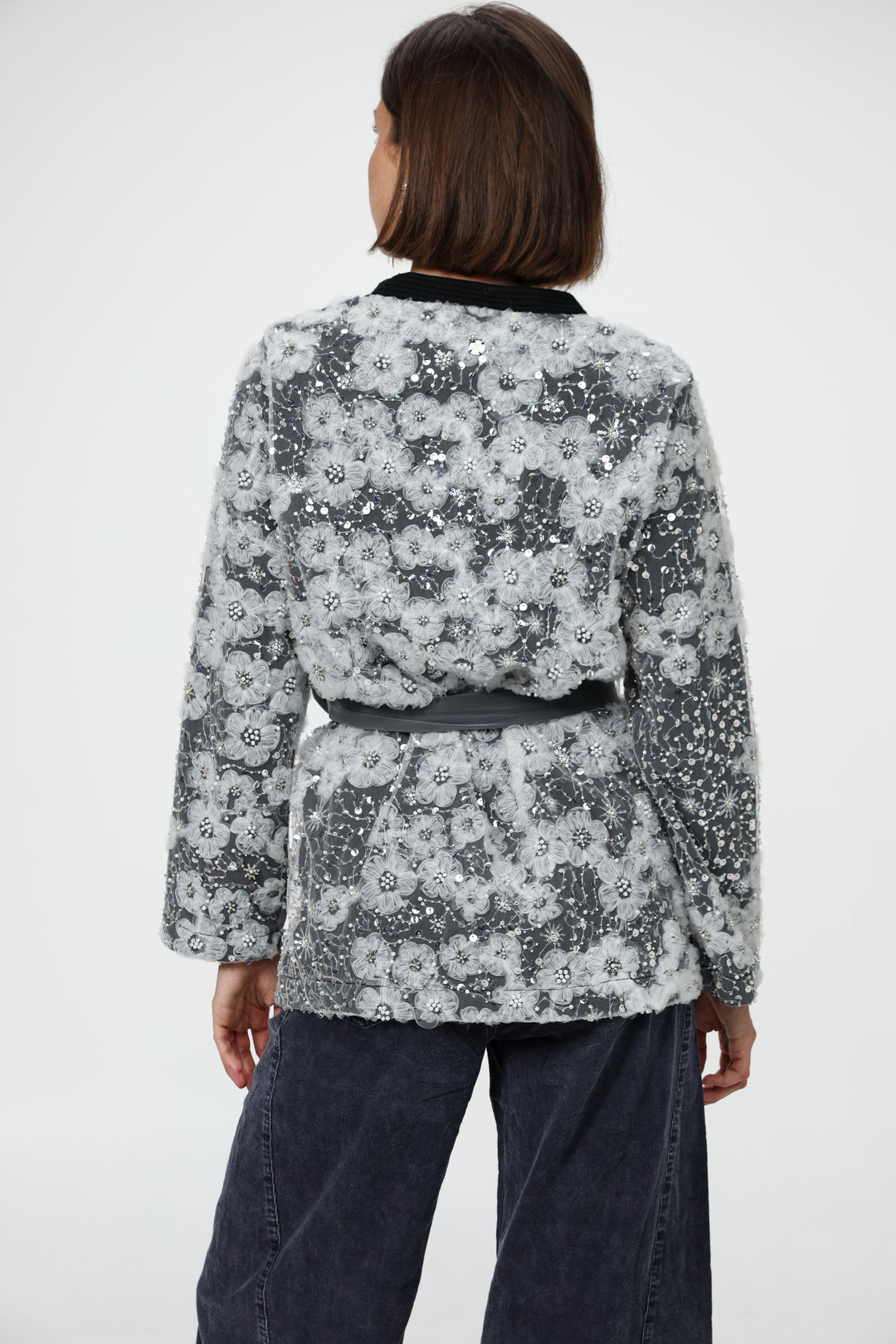 Blossom Black Kimono