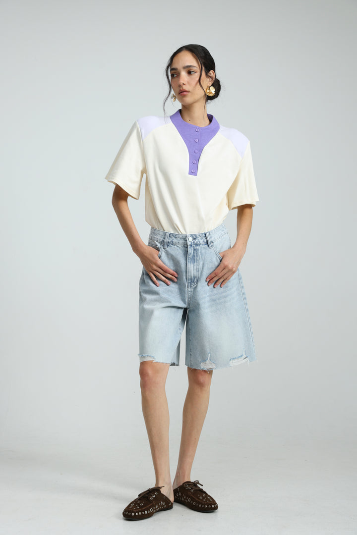 Looly Cream Polo
