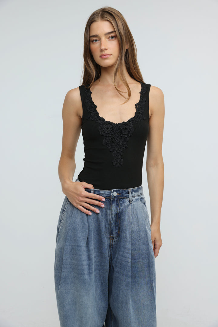 Saba03 Black Bodysuit