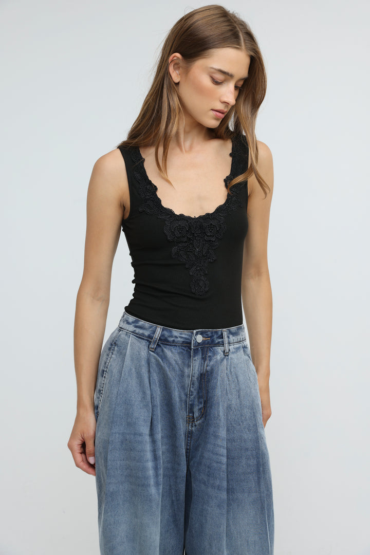 Saba03 Black Bodysuit
