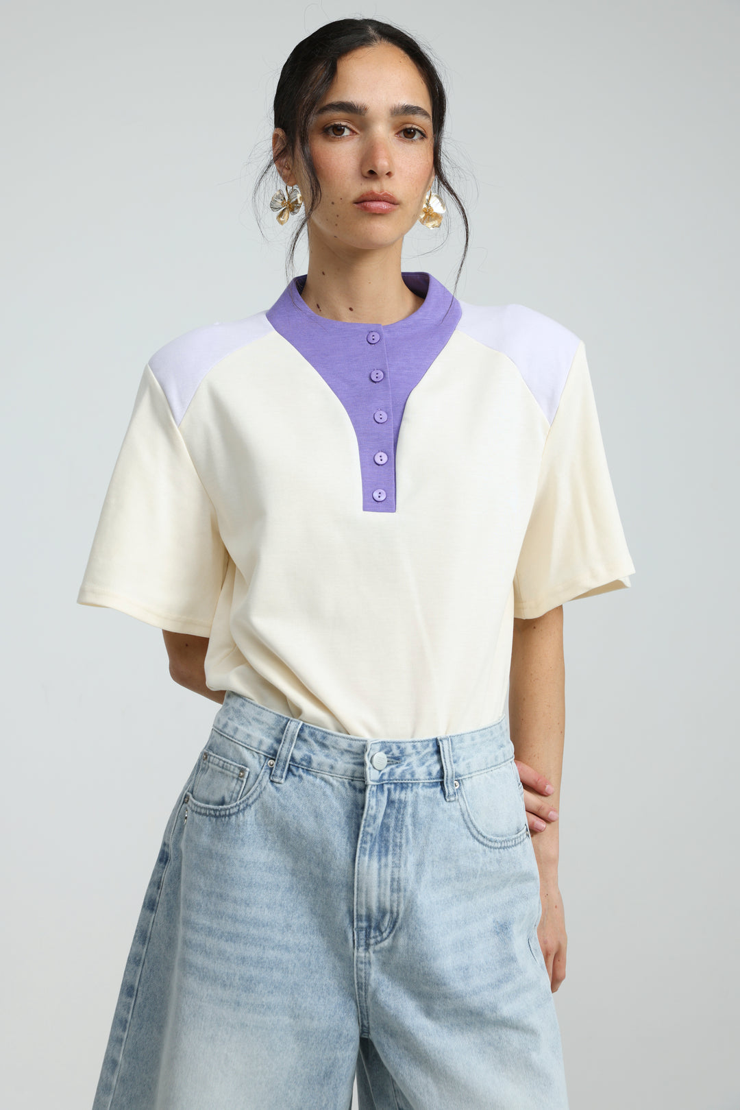 Looly Cream Polo