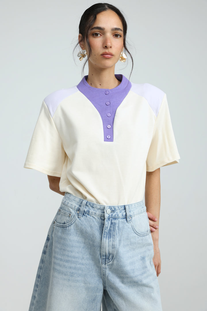 Looly Cream Polo