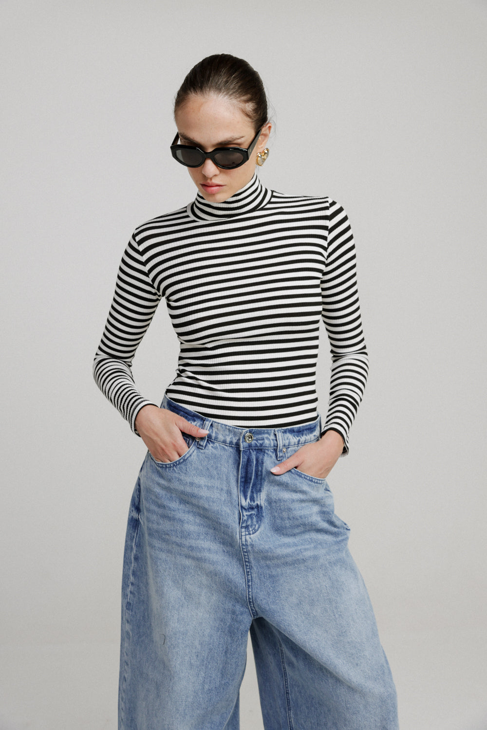 Principal Black Stripes Top