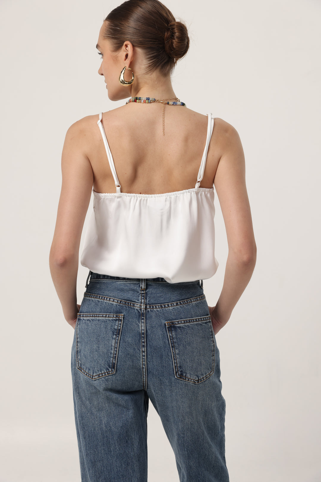 Lace White Tank