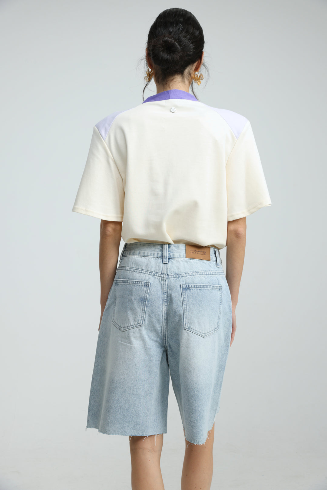 Star 606 Light Blue Bermuda Denim