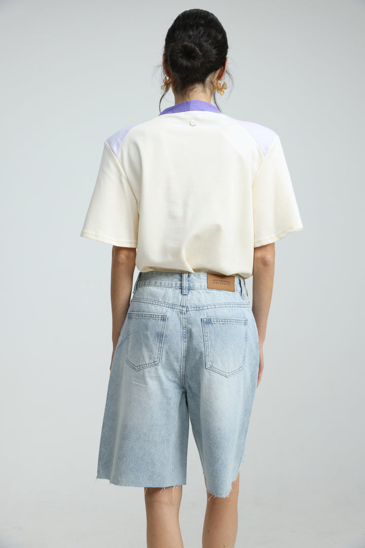 Star 606 Light Blue Bermuda Denim