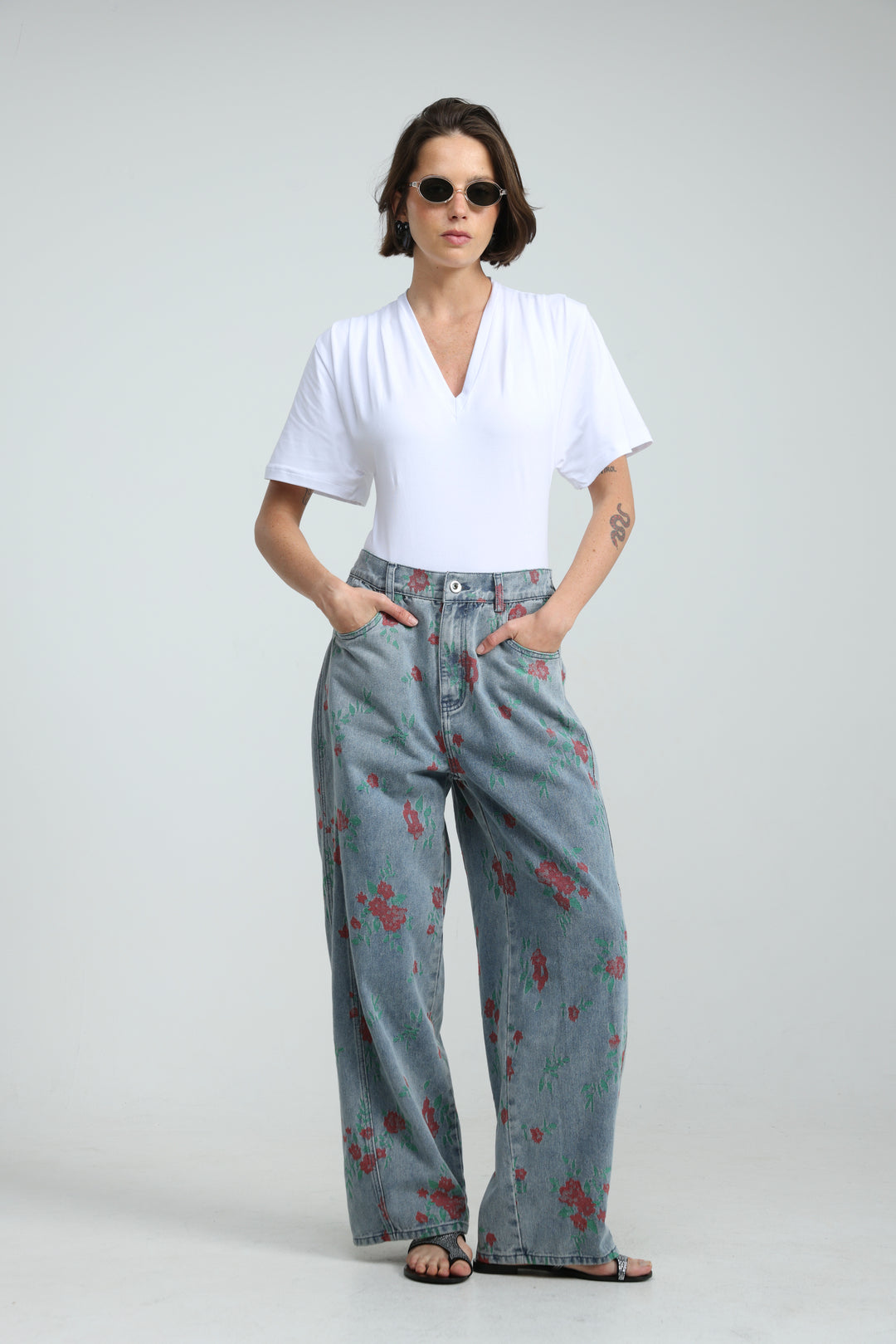 Guri Light Floral Denim