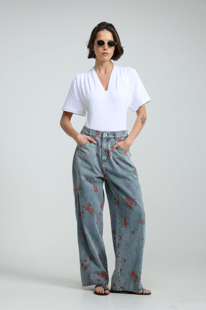 Guri Light Floral Denim
