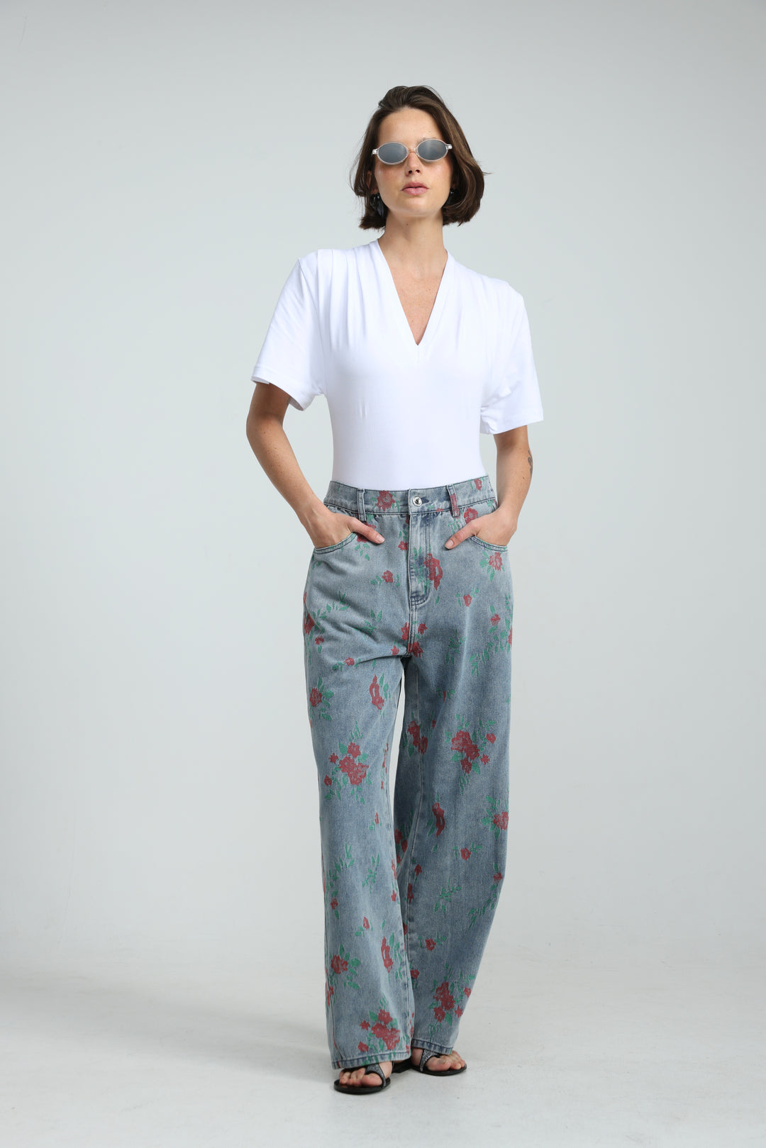Guri Light Floral Denim
