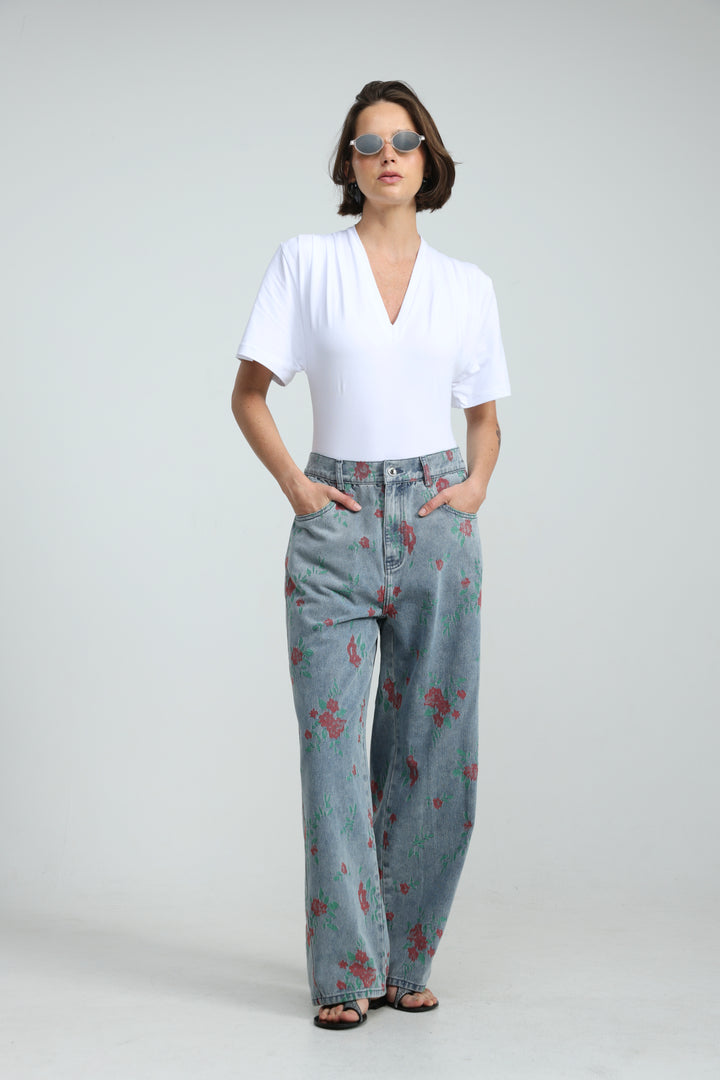 Guri Light Floral Denim