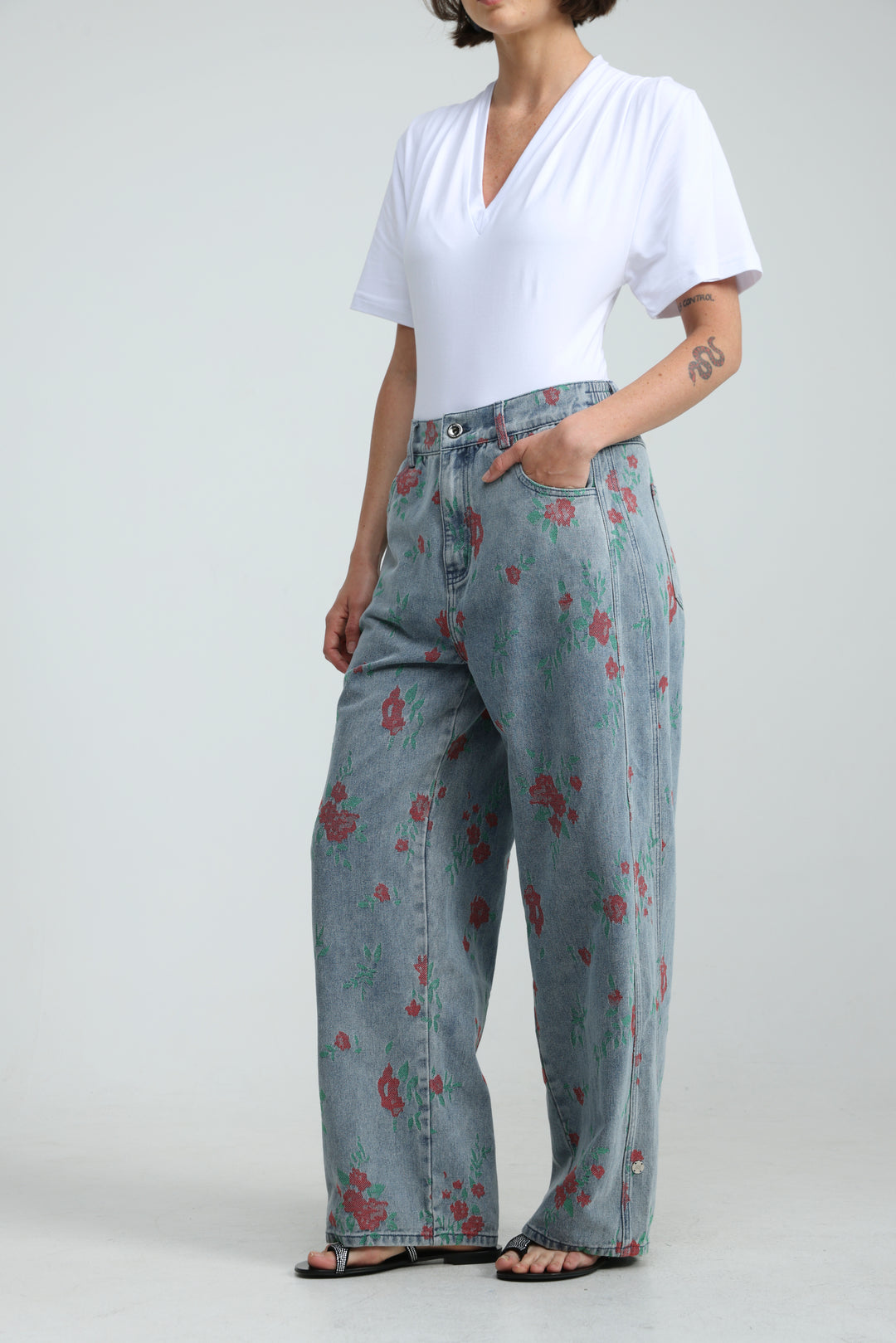 Guri Light Floral Denim
