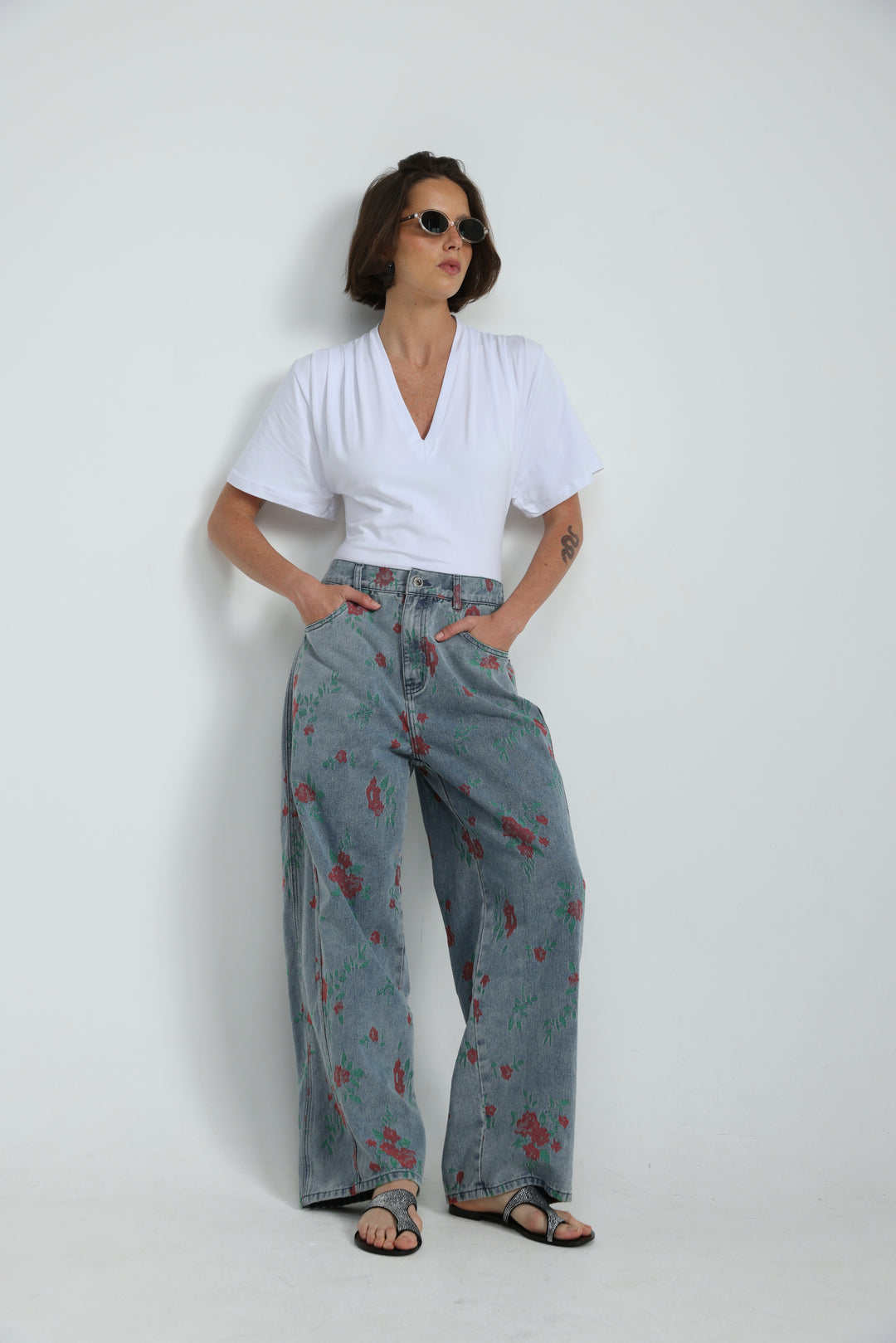 Guri Light Floral Denim