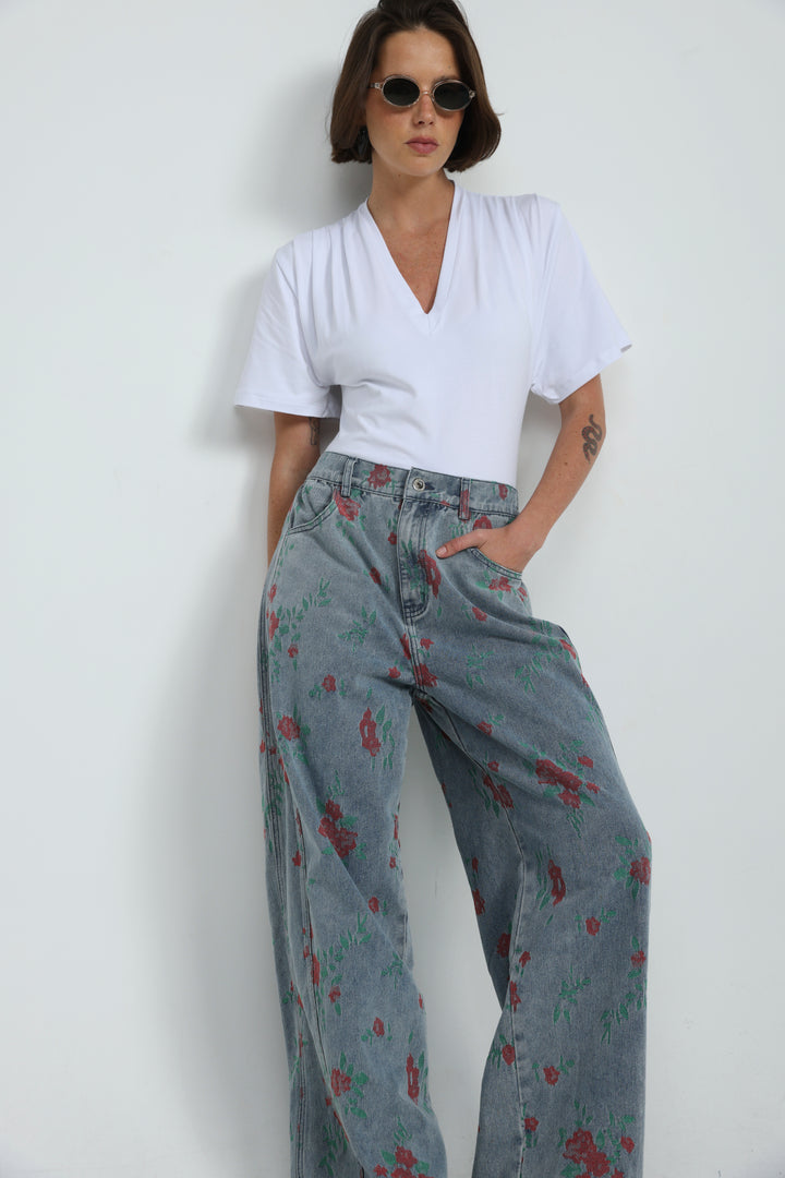 Guri Light Floral Denim