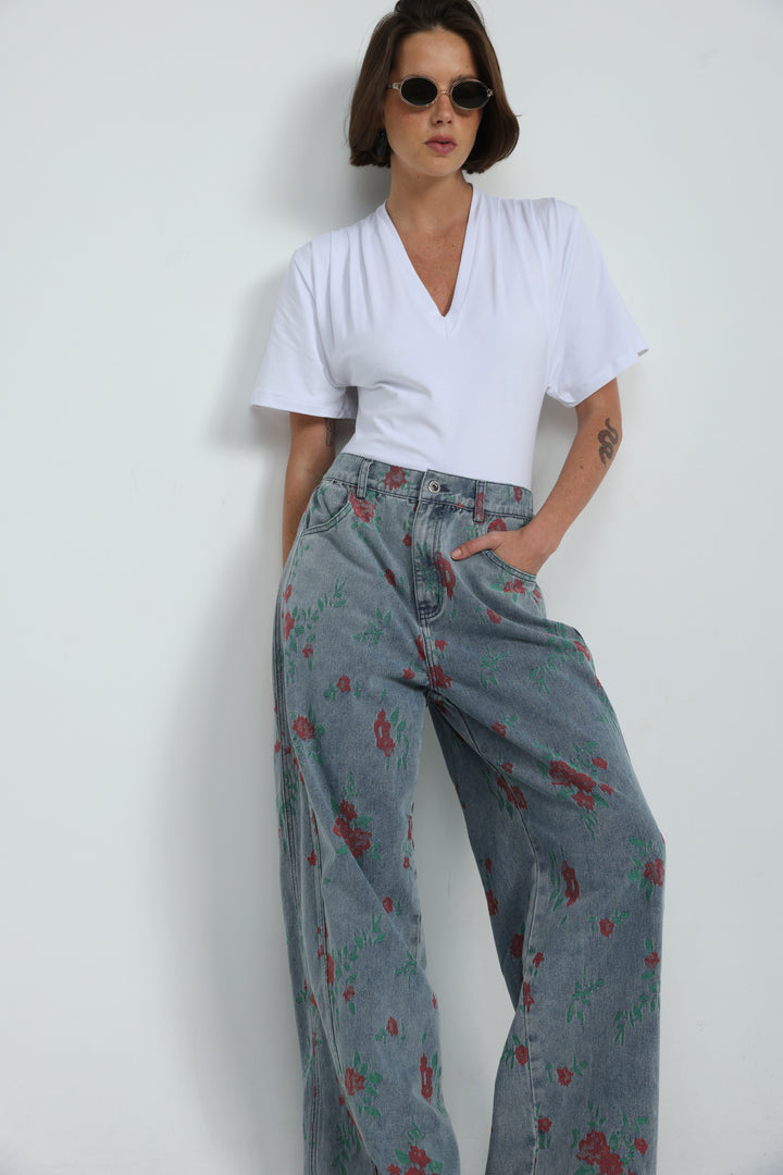 Guri Light Floral Denim