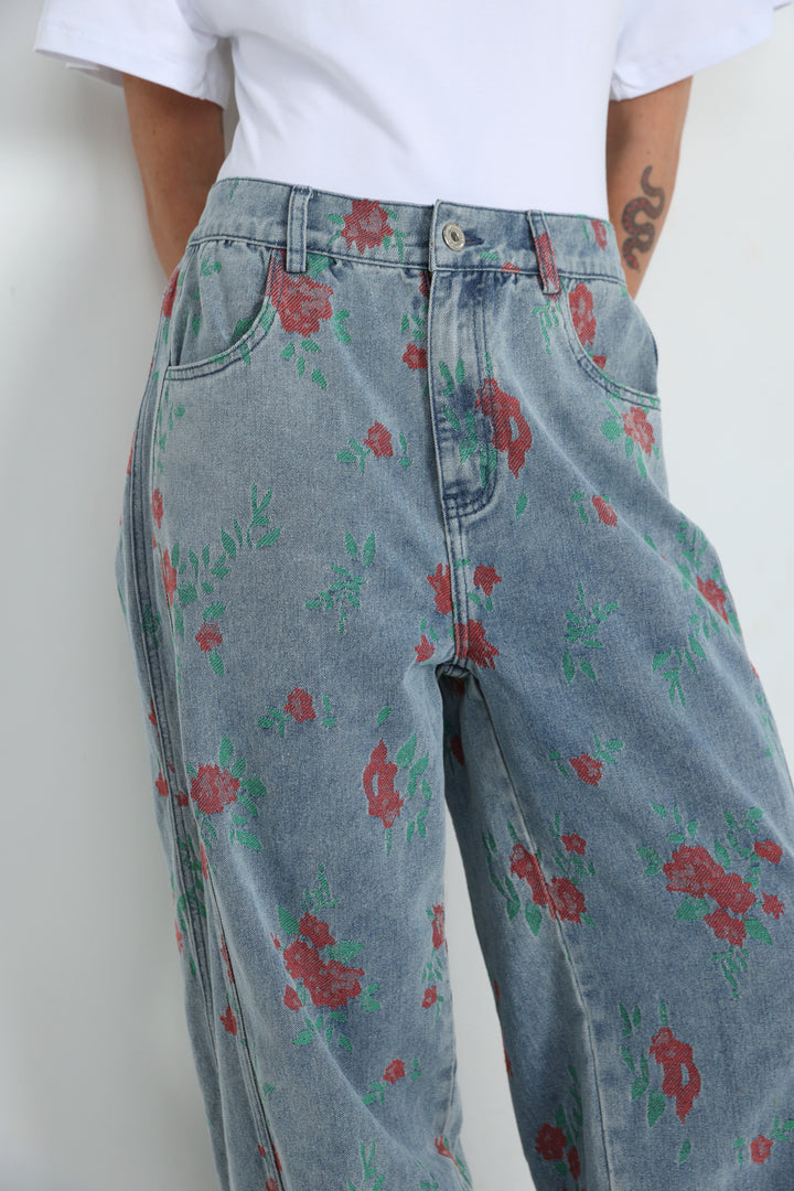 Guri Light Floral Denim