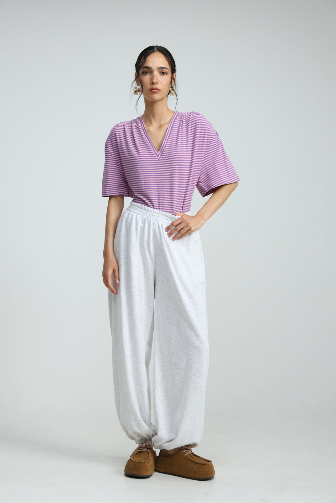 Away Pink Stripes Bodysuit