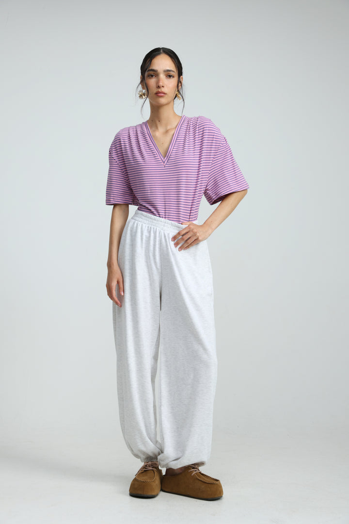 Away Pink Stripes Bodysuit