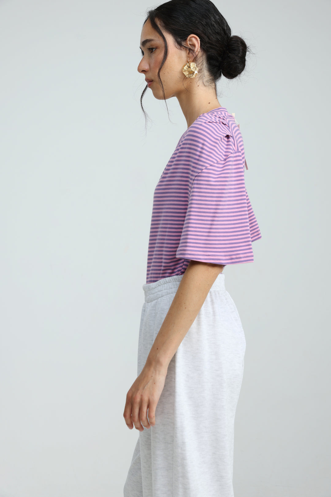 Away Pink Stripes Bodysuit