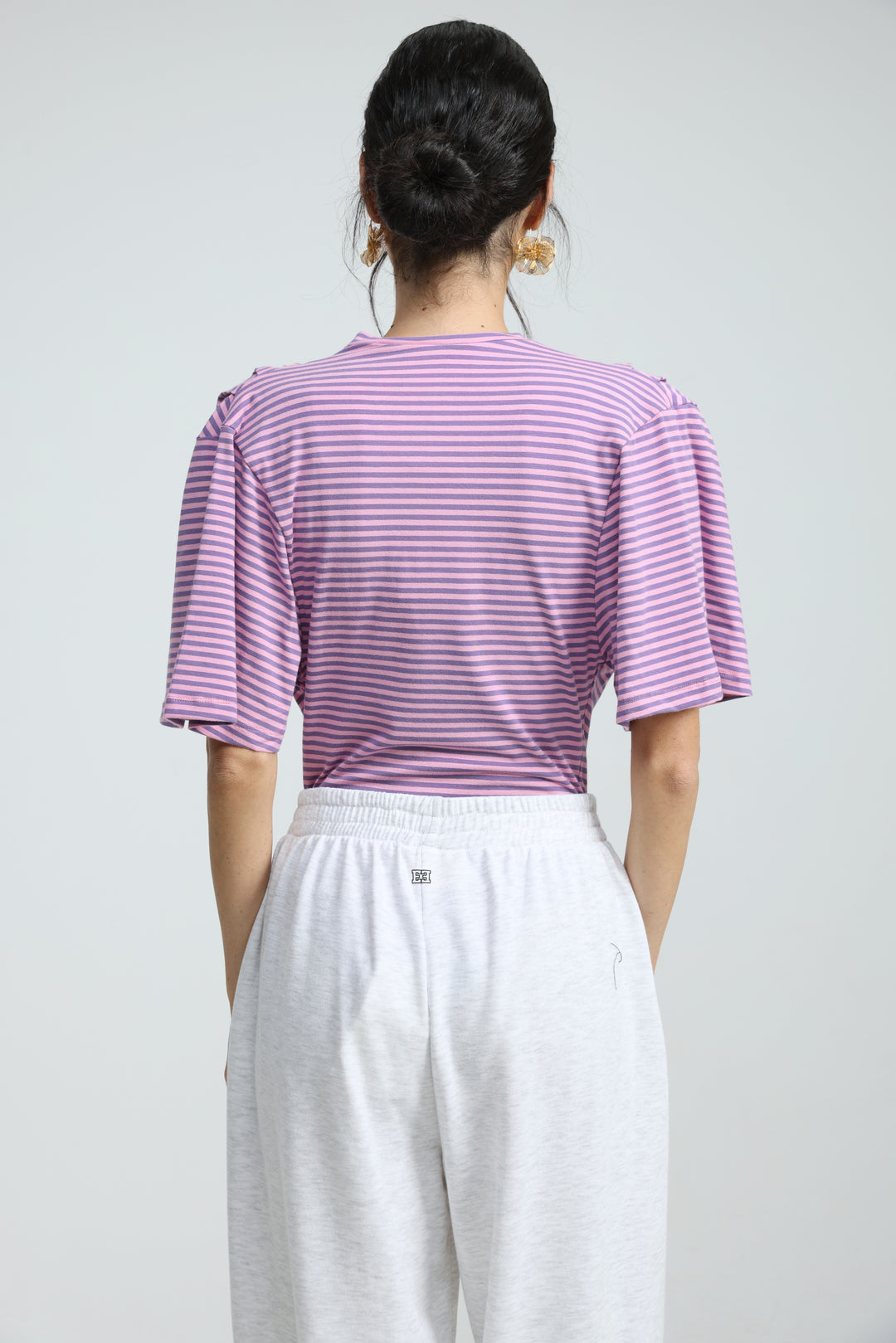 Away Pink Stripes Bodysuit
