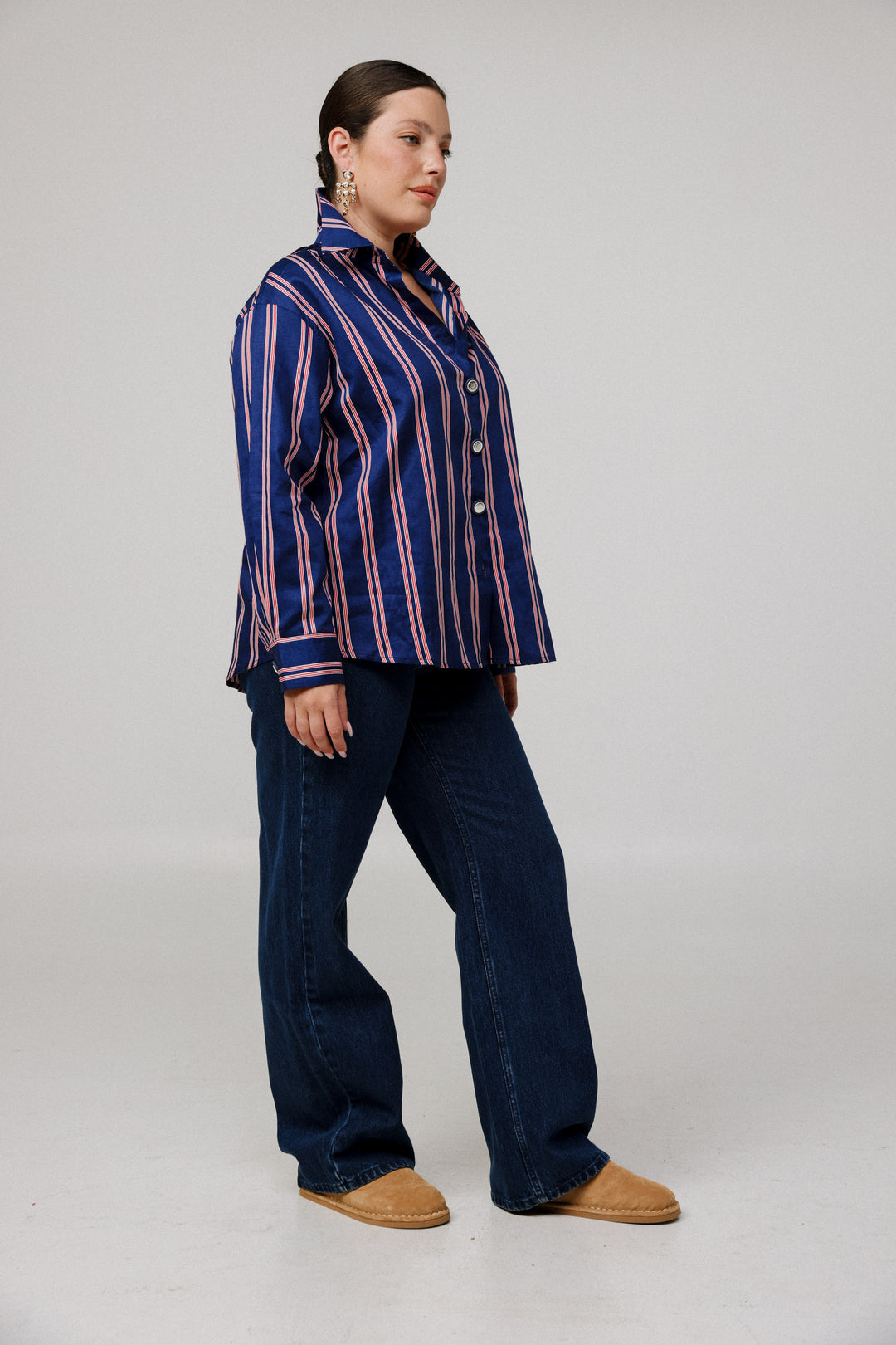 Crown Blue Buttoned Shirt
