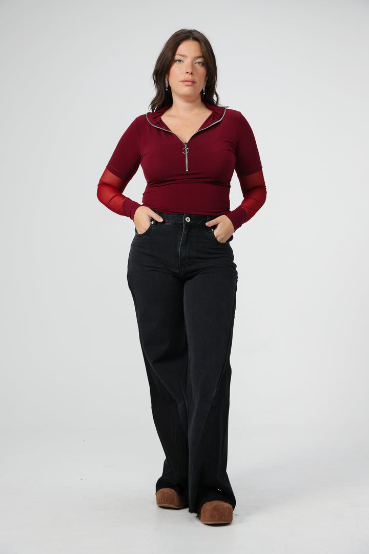 Star 501 Black Mix Wide Denim