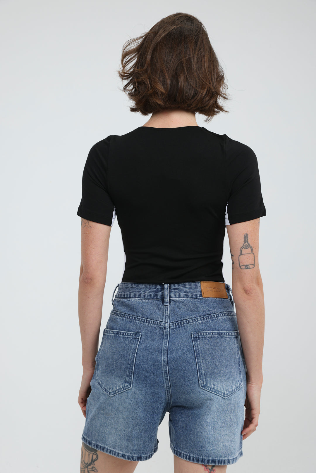 Rosewood Black Bodysuit