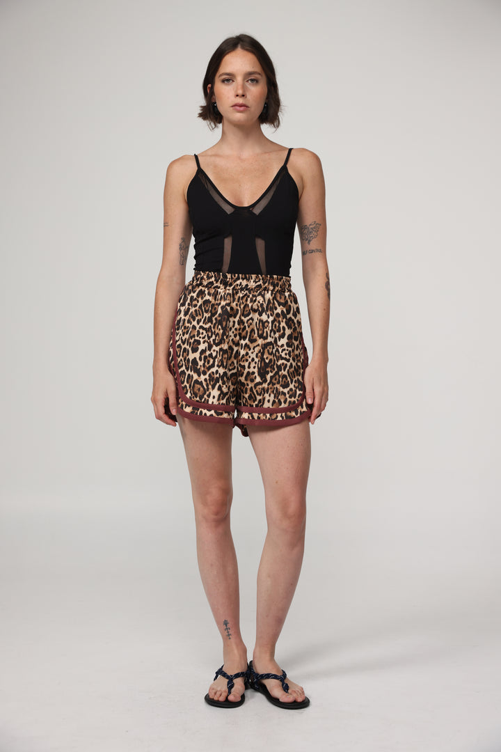 Buni's Mixed Leopard Shorts