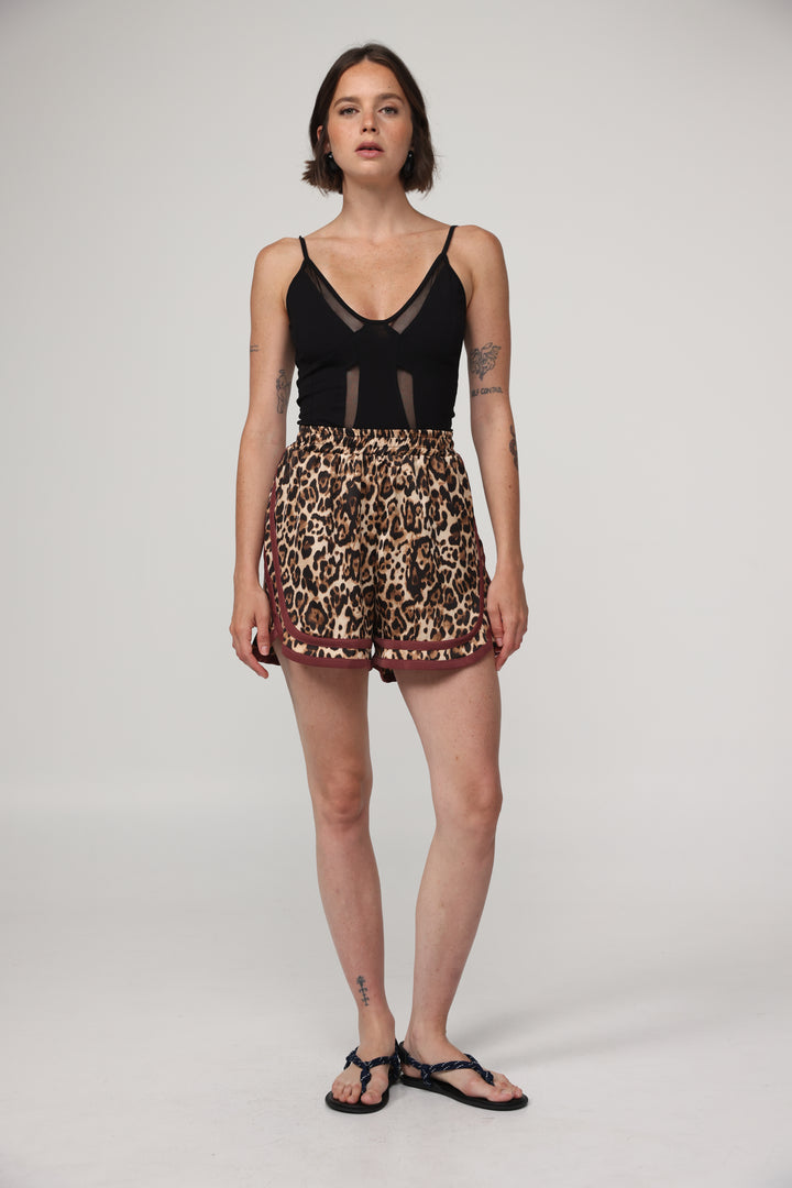 Buni's Mixed Leopard Shorts